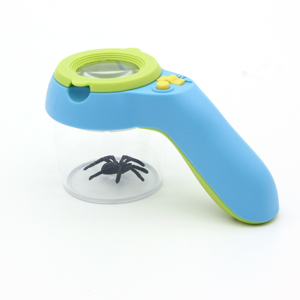 Handheld Magnifying Glass Children Crawler Spider Insect Viewer Observation Box 8X Magnification Tool Accessories