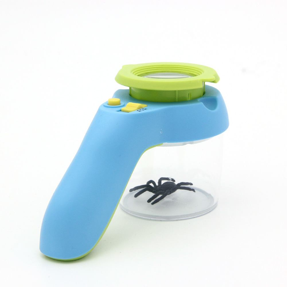 Handheld Magnifying Glass Children Crawler Spider Insect Viewer Observation Box 8X Magnification Tool Accessories