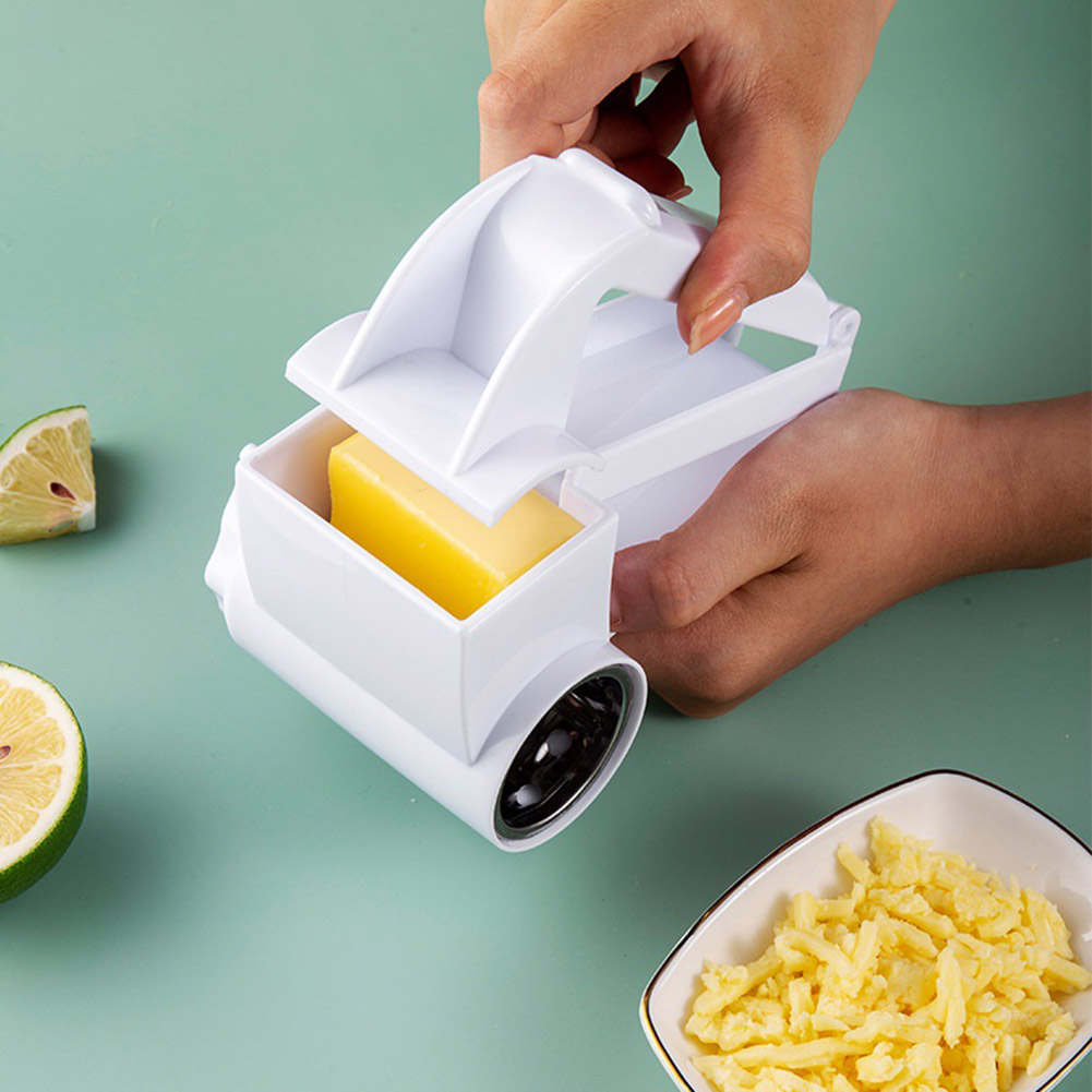 Hand-Cranked Chocolate Cutter Stainless Steel Blade Food Shredder Multifunctional Nuts Shredder Slicing Tool for Kitchen Gadgets