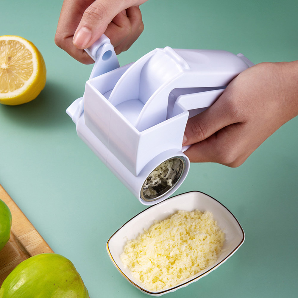 Hand-Cranked Chocolate Cutter Stainless Steel Blade Food Shredder Multifunctional Nuts Shredder Slicing Tool for Kitchen Gadgets