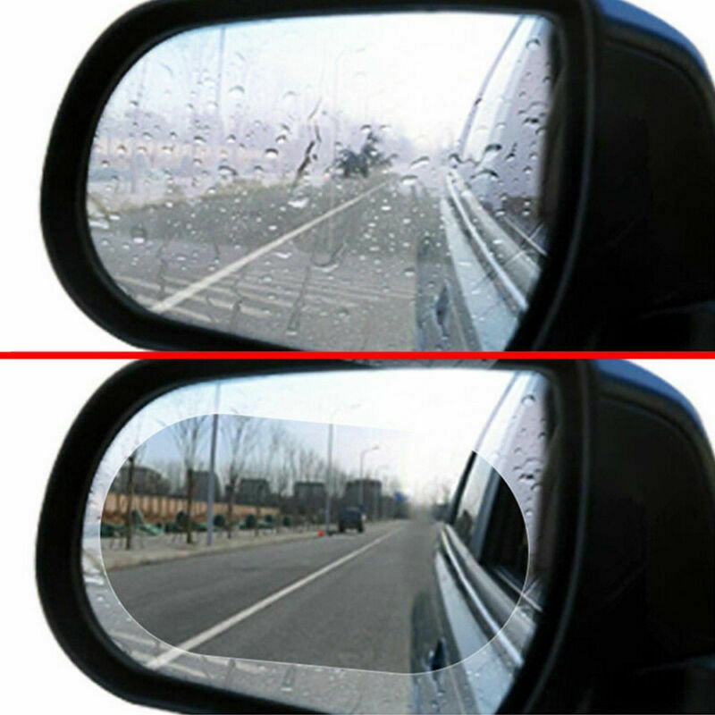 Rainproof Car Rearview Mirror Sticker Anti-fog Protective Film Rain Shield  Car Sticker PET Material Micro-nano Coating