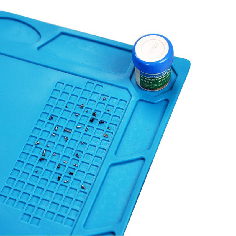 ESD Soldering Mat Heat Resistant Insulation Mat Soldering Station Kit Antistatic Silicone Repair Pad Phone Maintenance Platform