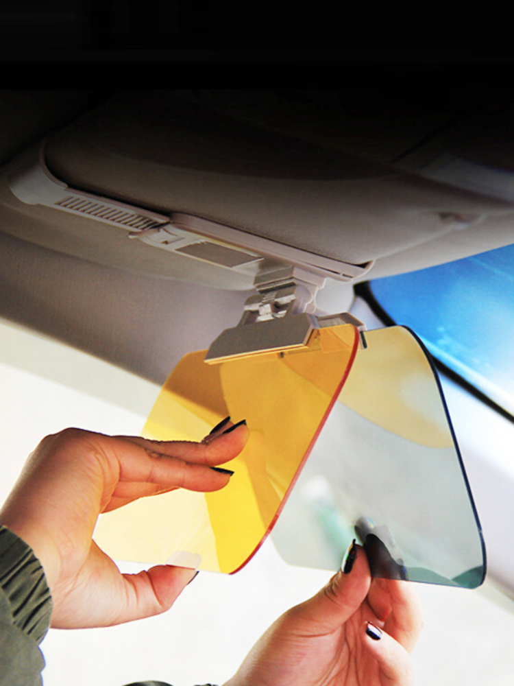 Car Sun Visor HD Anti Sunlight Dazzling Goggle Day Night Vision Driving Mirror UV Fold Flip Down Clear View Car Assessoires