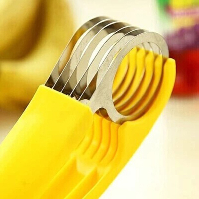 Banana Slicer Ham Slicing  Stainless Steel Fruit Cutter Vegetable Kitchen Accessories Kitchenware Kitchen Gadgets Multiprocessor