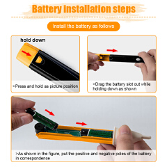 Electric Voltage indicator 90-1000V Non-Contact Socket Wall Power Outlet Detector Sensor Tester Pen With LED light AC 110V-220V