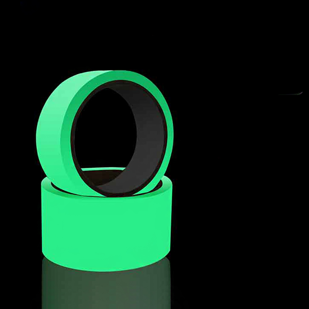 3m Reflective PET Glow In The Dark Green Luminous Emergency Lines Security Car Stickers PVC Tape Night Vision Warning Tape