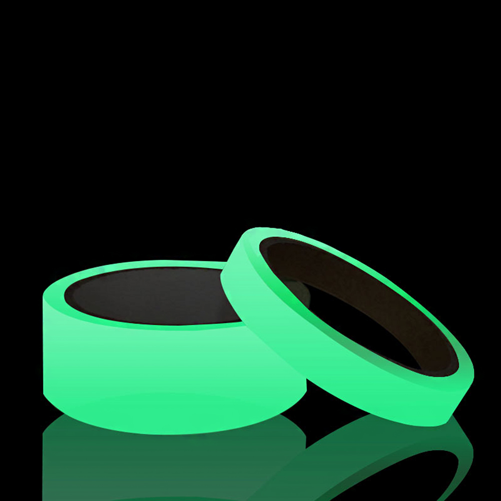 3m Reflective PET Glow In The Dark Green Luminous Emergency Lines Security Car Stickers PVC Tape Night Vision Warning Tape