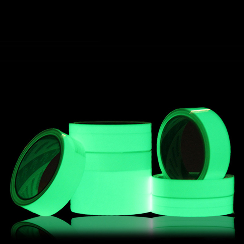 3m Reflective PET Glow In The Dark Green Luminous Emergency Lines Security Car Stickers PVC Tape Night Vision Warning Tape