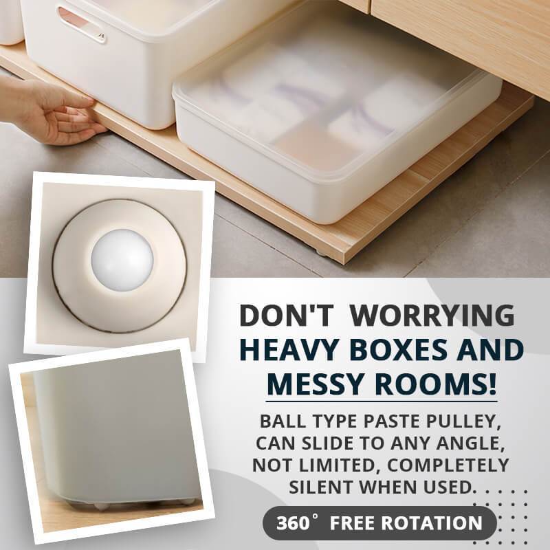 4Pcs Self Adhesive Caster Wheels 360 Degree Rotation Mini Swivel Casters Wheel For Furniture Storage Box Roller Cabinet Trash