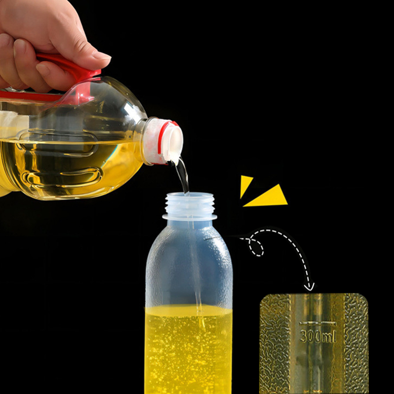 300ml Oil Bottle Oil Bottle Dispenser Squeeze Oil Pot Condiment Kitchen Gadgets Cooking Baking Ketchup Mustard Mayo