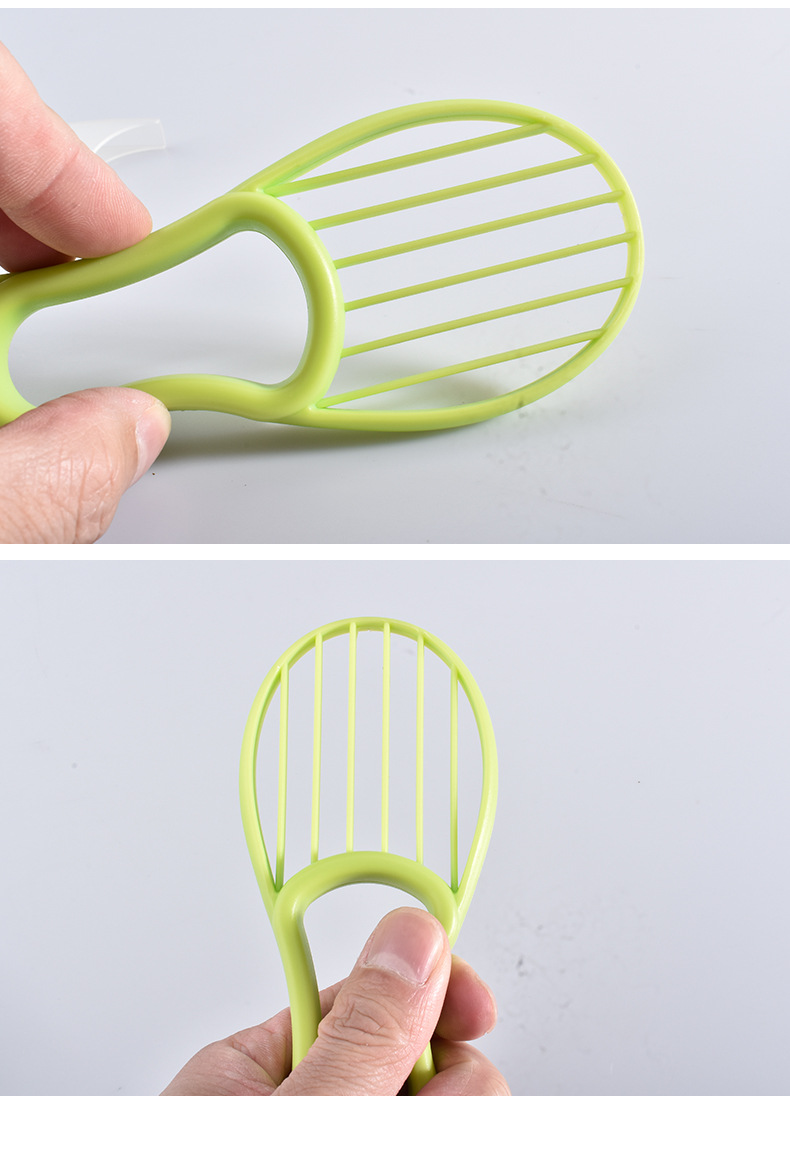 3 In 1 Avocado Slicer Shea Corer Plastic Knife Fruit Peeler Cutter Pulp Separator Kitchen Gadgets Fruit Vegetable Tools