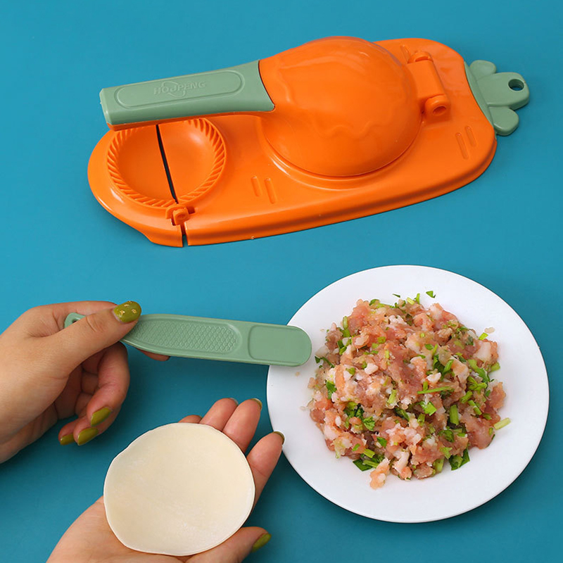 Dumpling Skin Artifact DIY Dumpling Maker Manual Wrapper Making Plastic Mold Dough Pressing Tool Kitchen Baking Accessories
