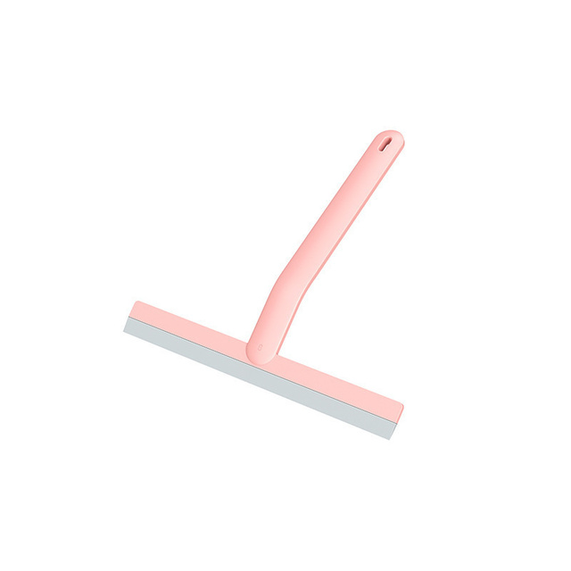 Shower Squeegee Window Glass Wiper Silicone Scraper Cleaner Long Holdle Bathroom Mirror Wiper Scraper Glass Cleaning Accessories