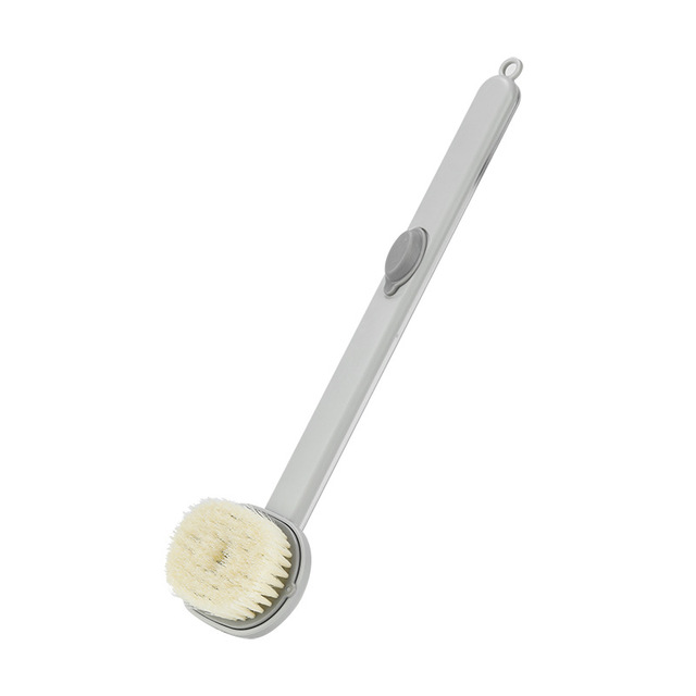 Long Handle Liquid Dispenser Bath Brush Body Brush Back Exfoliating Scrub Massager Skin Cleaning Tool Bathroom Accessories