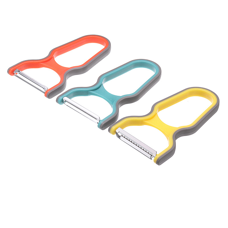Vegetable Peeler Set For Potato Fruit Non-Slip Home Kitchen Peeling Tool Random Color
