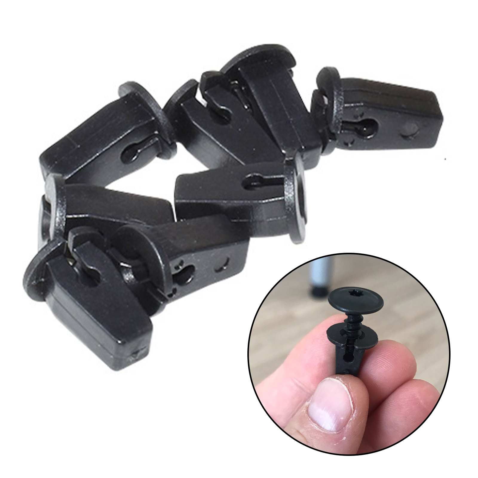 10Pcs Plastic Lock Nuts Grommets Automobiles for Wheel Arches Bumpers Panels & Shields car interior accessories tool clip
