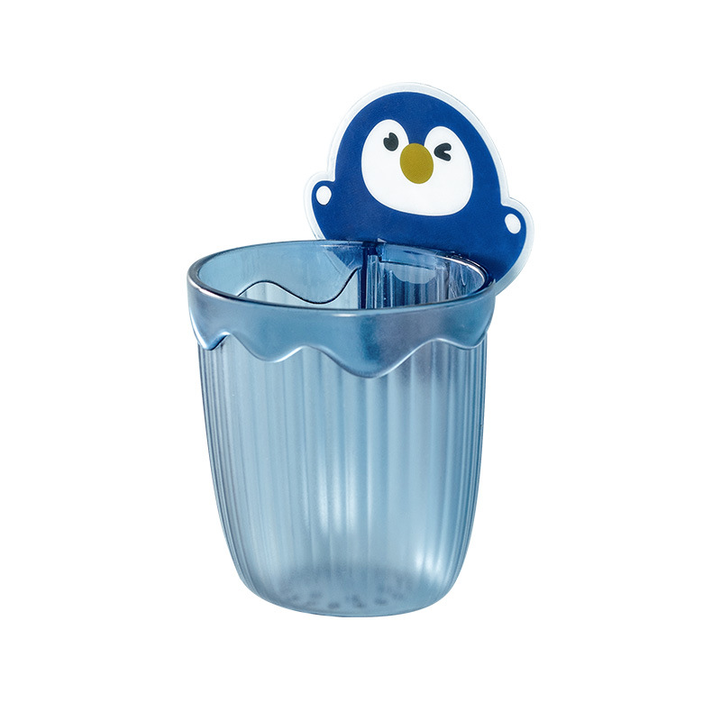 Toothbrush Wall Mounted Holder Toothpaste Mouth Cup Waterproof Holder Drill-FreeBathroom Storage Shelf Portable Rack Organize