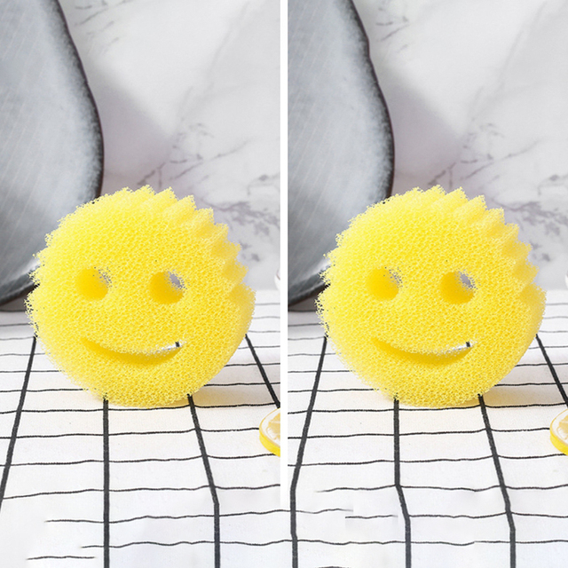 Scrub Sponges for Dishes Non-Scratch Magic Cleaning Sponge Non Stick Pot Cleaning Sponges Kitchen Tools Wash Pot Gadgets
