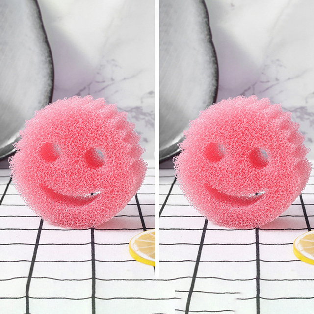 Scrub Sponges for Dishes Non-Scratch Magic Cleaning Sponge Non Stick Pot Cleaning Sponges Kitchen Tools Wash Pot Gadgets
