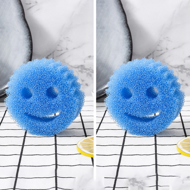 Scrub Sponges for Dishes Non-Scratch Magic Cleaning Sponge Non Stick Pot Cleaning Sponges Kitchen Tools Wash Pot Gadgets