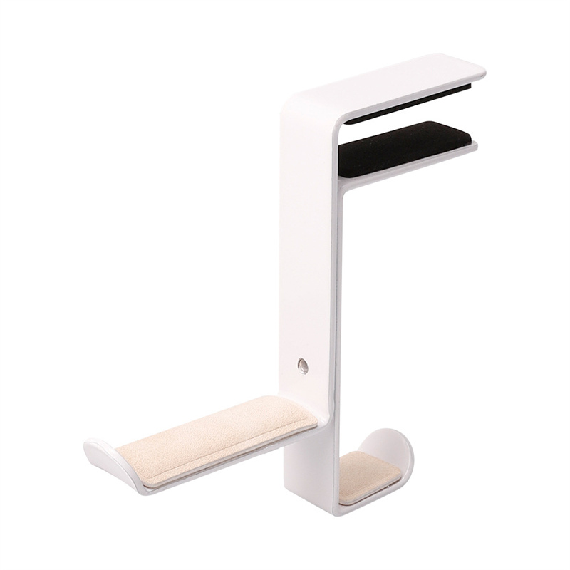 Clip On Earphone Holder Desk Mount Universal Office Hanger Gaming Headphone Stand Bracket Display Rack Headset Holder Space Saving Table Clamp Hook bracket table clamp desktop