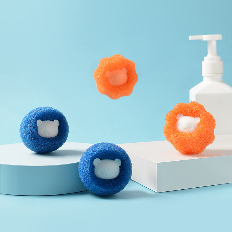 Clothes Anti-Winding Adsorption Hair Removal Cleaning Ball Reusable Pet Hair Remover Catcher Washing Machine Laundry Dryer Ball