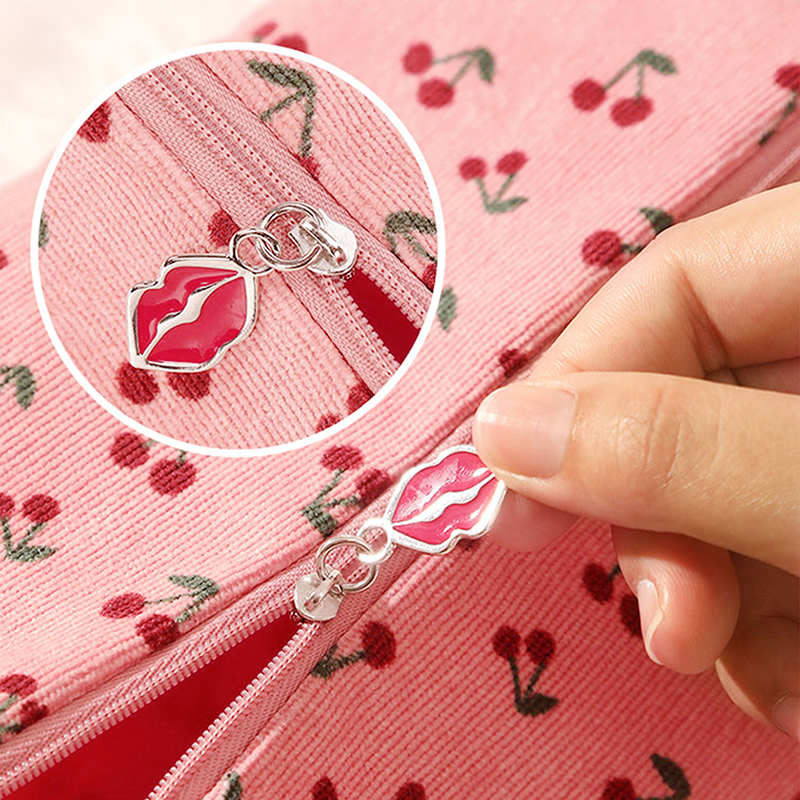 Women's Cosmetic Bag Zipper Makeup Bags Female Girls Brush Lipstic Storage Kit Pouch Toiletry Bags Travel Student Pencil Case