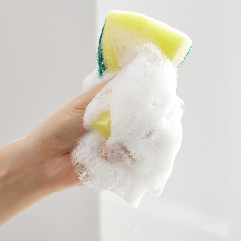 3Pcs Cleaning Sponge Multi Purpose Scouring Pads Non Scratch Cleaning Dishes Utensils Cookware Sponge Kitchen Bathroom