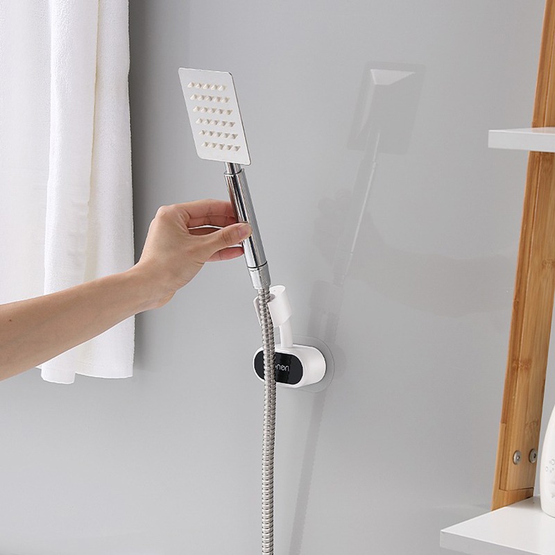 Rotatable Shower Bracket Free Punch Holder Hanging Shower Head Shower Head Adjustable Bathroom Hook Mounted Hand Shower Holder