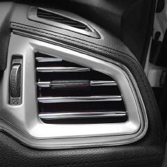 10Pcs 20cm Universal  Car Air Conditioner Outlet Decorative U Shape Moulding Trim Strips Decor Car Styling Accessories Interior