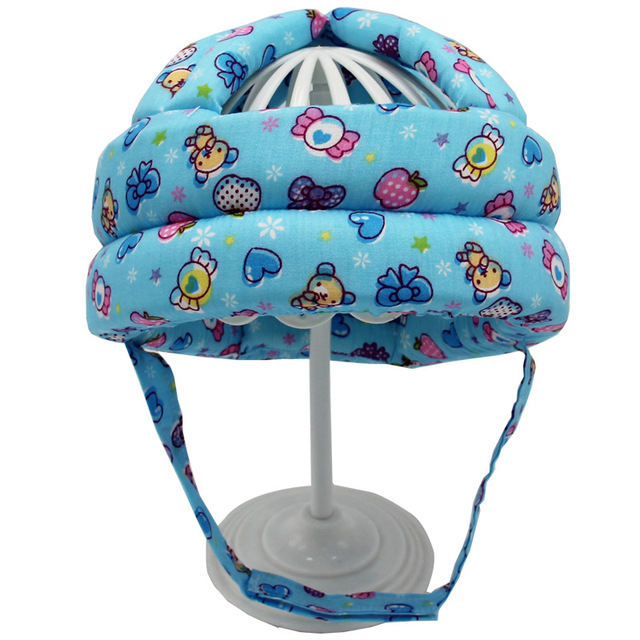 Baby Helmet Hat Safety Protective Anti-collision Infant Toddler Walking Protection Soft Cotton Mesh Hat Newborn Head Bumper Cap