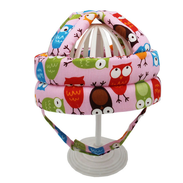 Baby Helmet Hat Safety Protective Anti-collision Infant Toddler Walking Protection Soft Cotton Mesh Hat Newborn Head Bumper Cap