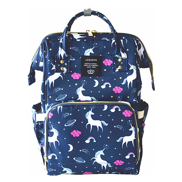 Mummy Bag Diapering Unicorn Mummy Bag Multifunctional Large Capacity Bag Bottle Shoulder Bag Backpack Prenatal Bag Diaper Bags