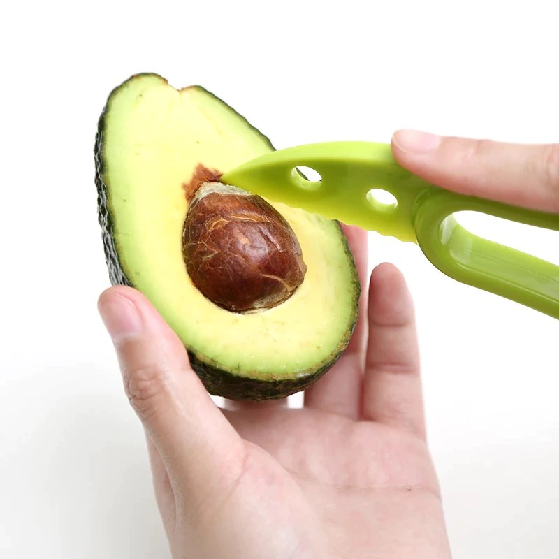 Creative Avocado Slicer Shea Corer Butter Fruit Peeler Cutter Pulp Separator Plastic Knife Kitchen Accessories Vegetable Tools Kitchen Gadgets