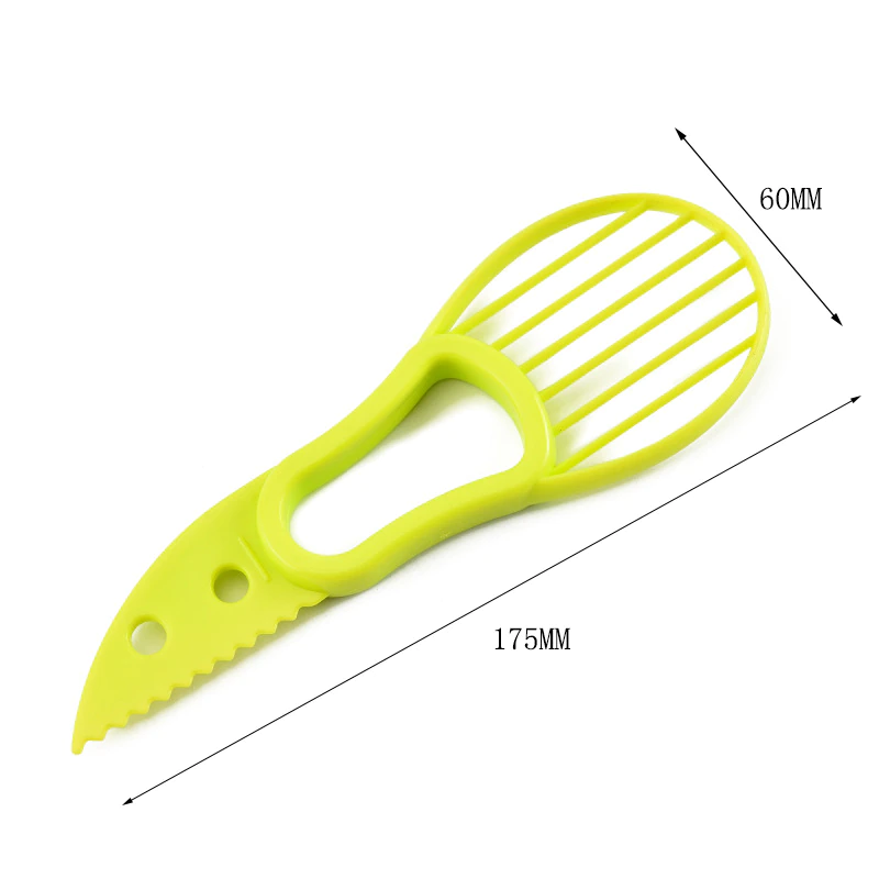 Creative Avocado Slicer Shea Corer Butter Fruit Peeler Cutter Pulp Separator Plastic Knife Kitchen Accessories Vegetable Tools Kitchen Gadgets