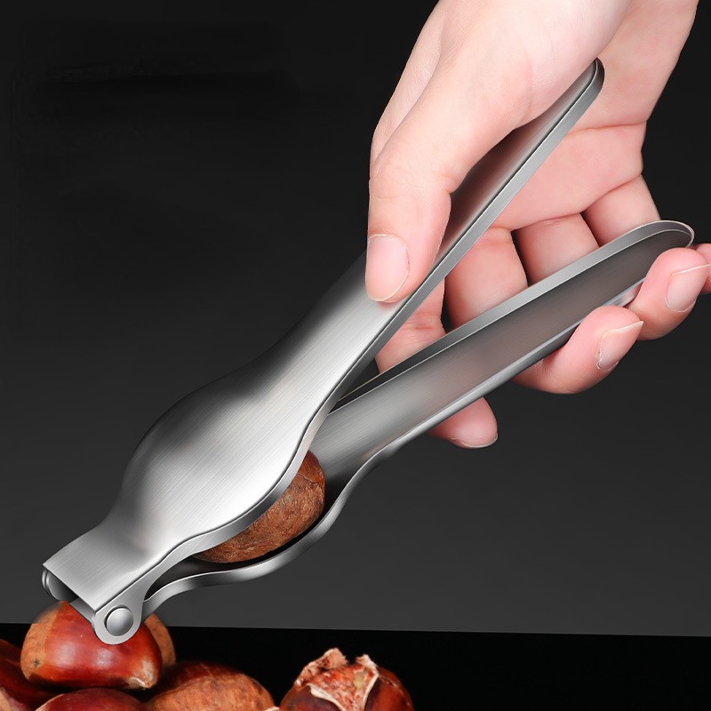 2 in 1 Stainless Chestnut Machine Kitchen Accessories Chestnut Sheath Chestnut Cutter Chestnut Opener Chestnut Nut for Nuts