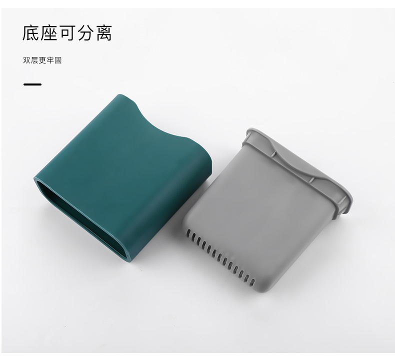 Silicone Toilet Brush Wc Cleaner Toilet Brush With Holder Wall-mounted Bathroom Cleaner Durable WC Accessories Gap Cleaning
