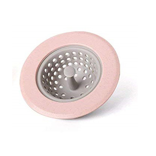 Silicone Kitchen Mesh Sink Strainer Drain Sink Filter Plastic Food Rice Sink Stopper Bathtub Hair  Colander Strainer