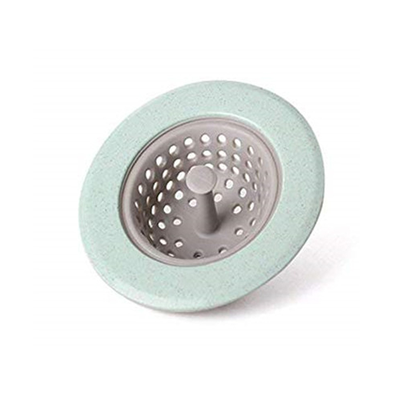 Silicone Kitchen Mesh Sink Strainer Drain Sink Filter Plastic Food Rice Sink Stopper Bathtub Hair  Colander Strainer
