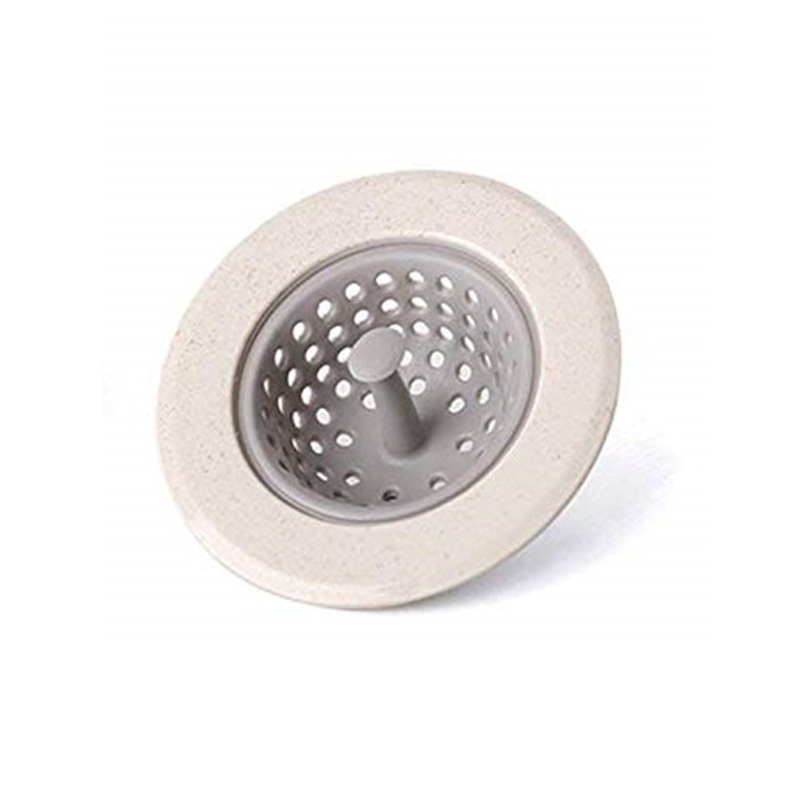 Silicone Kitchen Mesh Sink Strainer Drain Sink Filter Plastic Food Rice Sink Stopper Bathtub Hair  Colander Strainer