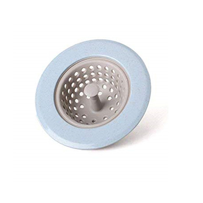 Silicone Kitchen Mesh Sink Strainer Drain Sink Filter Plastic Food Rice Sink Stopper Bathtub Hair  Colander Strainer
