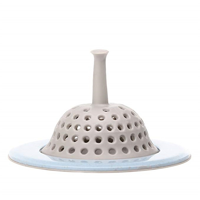 Silicone Kitchen Mesh Sink Strainer Drain Sink Filter Plastic Food Rice Sink Stopper Bathtub Hair  Colander Strainer