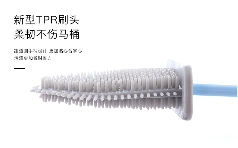 Silicone Toilet Brush Wc Cleaner Toilet Brush With Holder Wall-mounted Bathroom Cleaner Durable WC Accessories Gap Cleaning