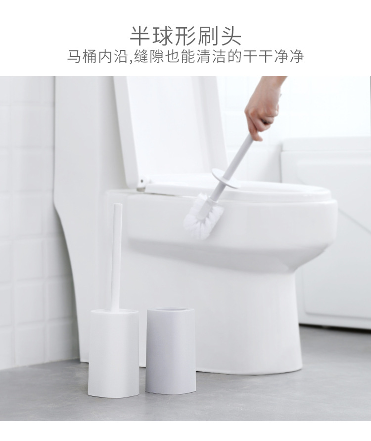 Long Handle Toilet Brush Set Modern Bathroom Cleaning Brush Floor Stand Corner Clean Tool With Holder Bathroom WC Accessories