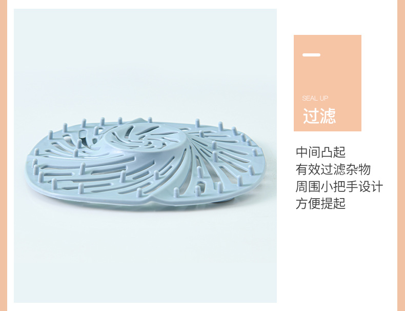 Household Kitchen Sink Filter Shower Drain Hair Catcher Stopper Bathroom Floor Drain Cover Universal Anti-clogging Sink Strainer