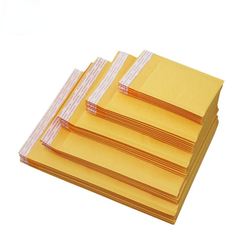 10PCS/Lot Kraft Paper Bubble Envelopes Bags Different Specifications Mailers Padded Shipping Envelope With Bubble Mailing Bag