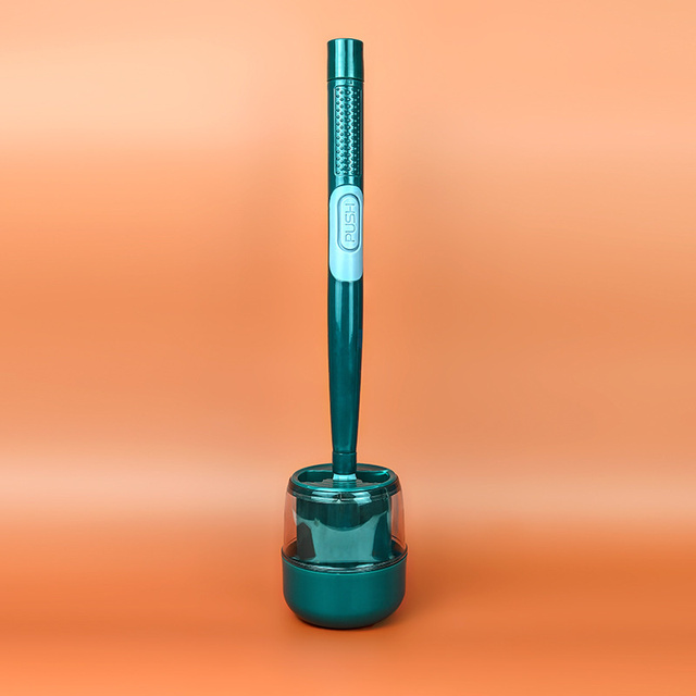 TPR Silicone Toilet Brush Long Handle Refill Toilet Brush Wall-Mount Or Floor-Standing Cleaning Brush Bathroom Accessories