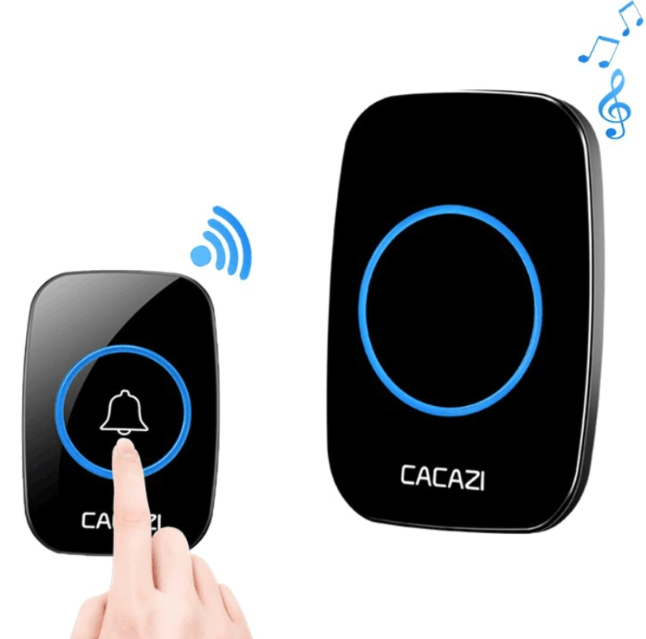 Home Wireless Doorbell AC Digital Music Doorbell New Home Welcome Doorbell Intelligent Wireless Doorbell Waterproof 300M Remote EU AU UK US Plug smart home Door Bell Chime