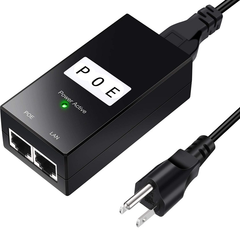 POE Router Power ESCAM CCTV Security 48V0.5A 15.4W POE adapter POE Injector Ethernet power for POE IP Camera Phone PoE Power Supply