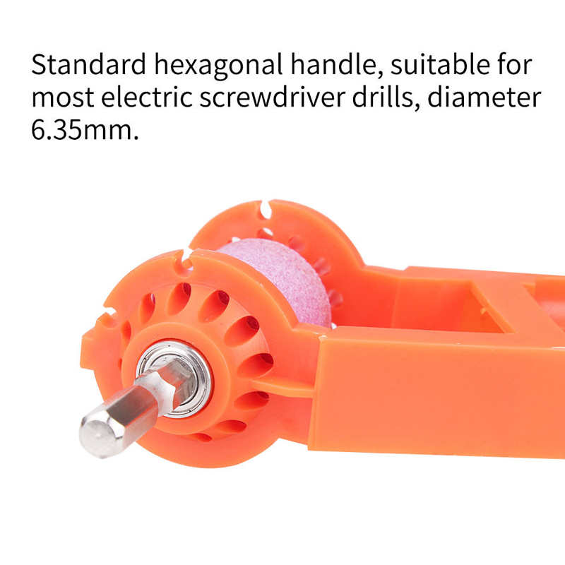 Corundum Grinding Wheel Drill Bit Sharpener Hand Tools Titanium Drill Powered Tool Parts Nail Drill Bits Set For Grinder Grill